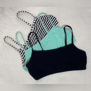 Fruit of the Loom Women’s Spaghetti Strap Cotton Sports Bras - Set of 3